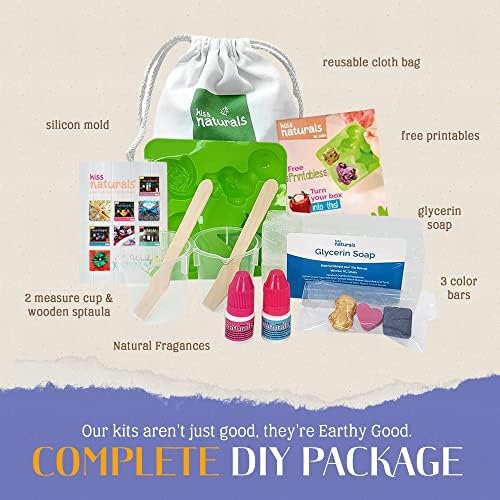 Kiss Naturals - Glycerin Soap Making Kit