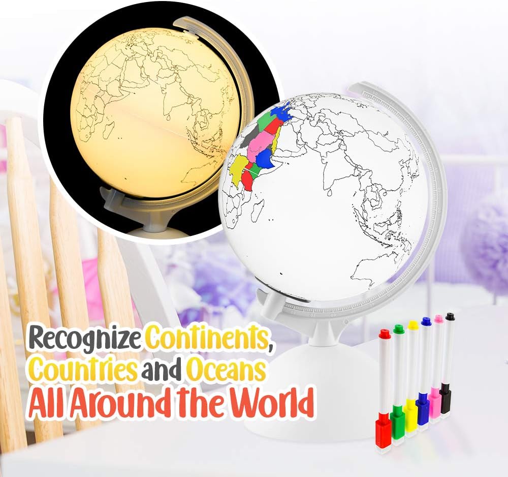 Color Your Own LED Globe