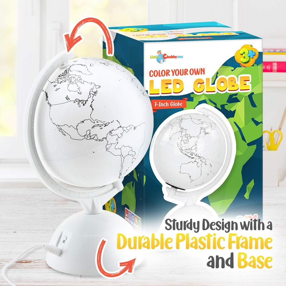 Color Your Own LED Globe