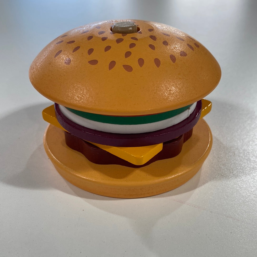 Wooden Stacking Burger