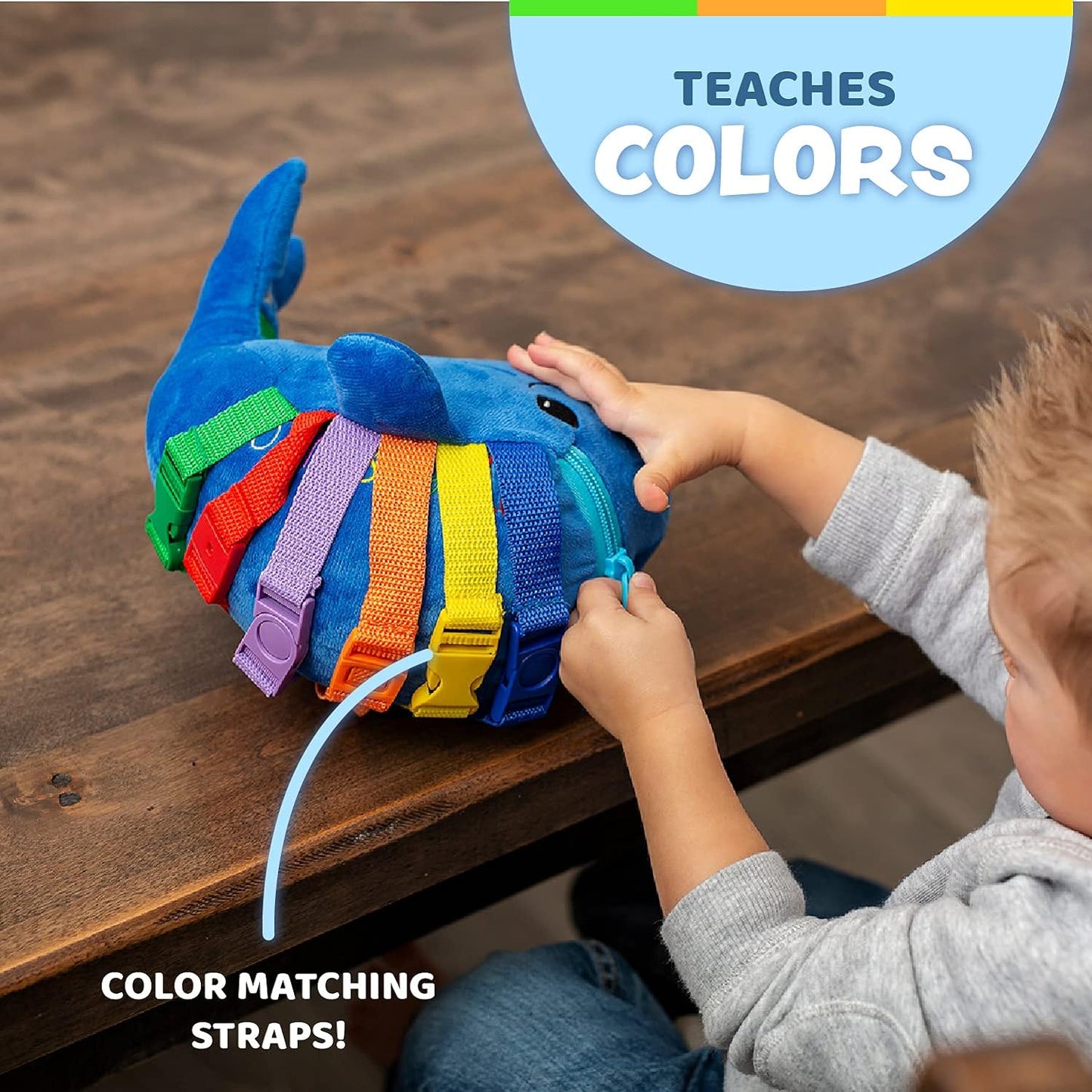 Buckle Toy: Blue Whale