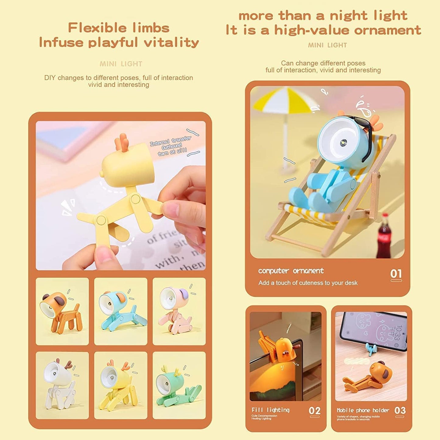 Mini Animal Lamp