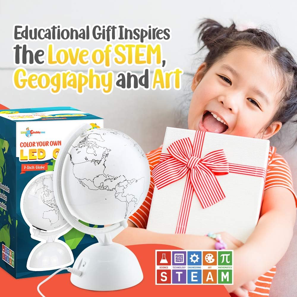 Color Your Own LED Globe
