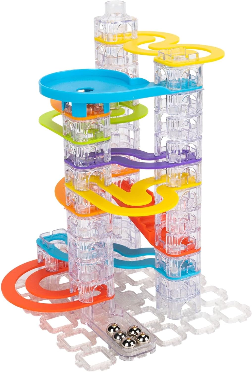 Trestle Tracks Builder Set - 73 Piece Modular Marble Run