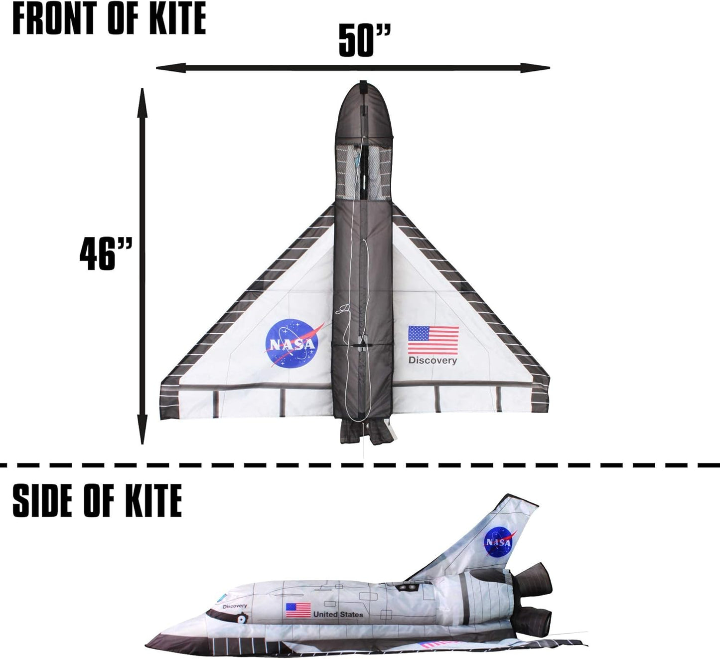 Aircraft Space Shuttle Kite