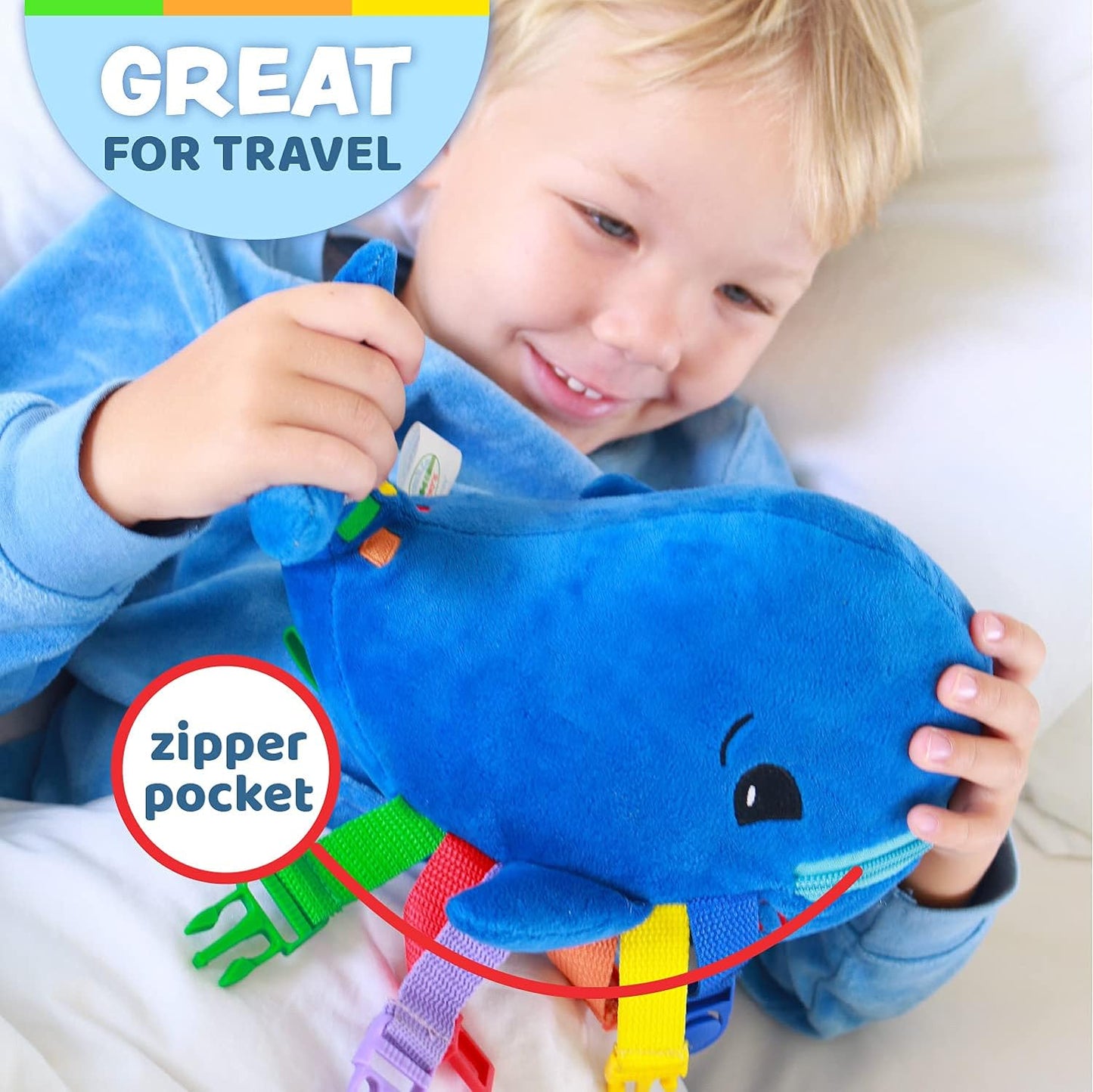 Buckle Toy: Blue Whale