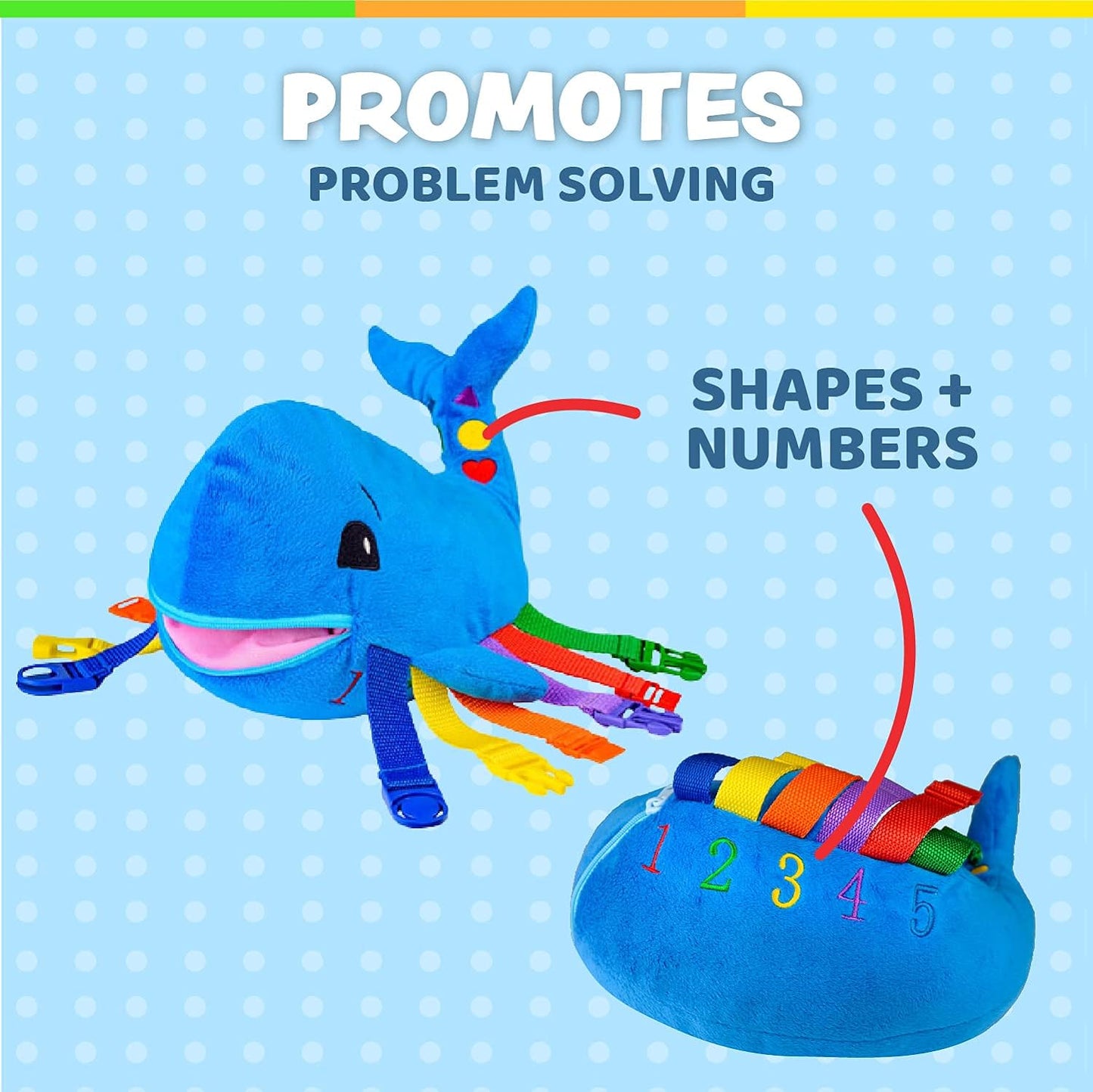 Buckle Toy: Blue Whale