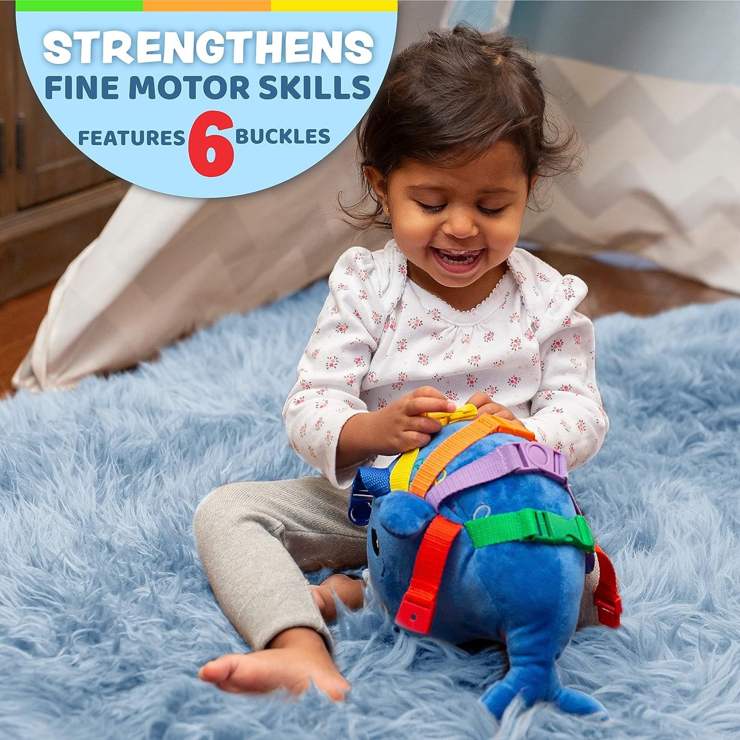 Buckle Toy: Blue Whale