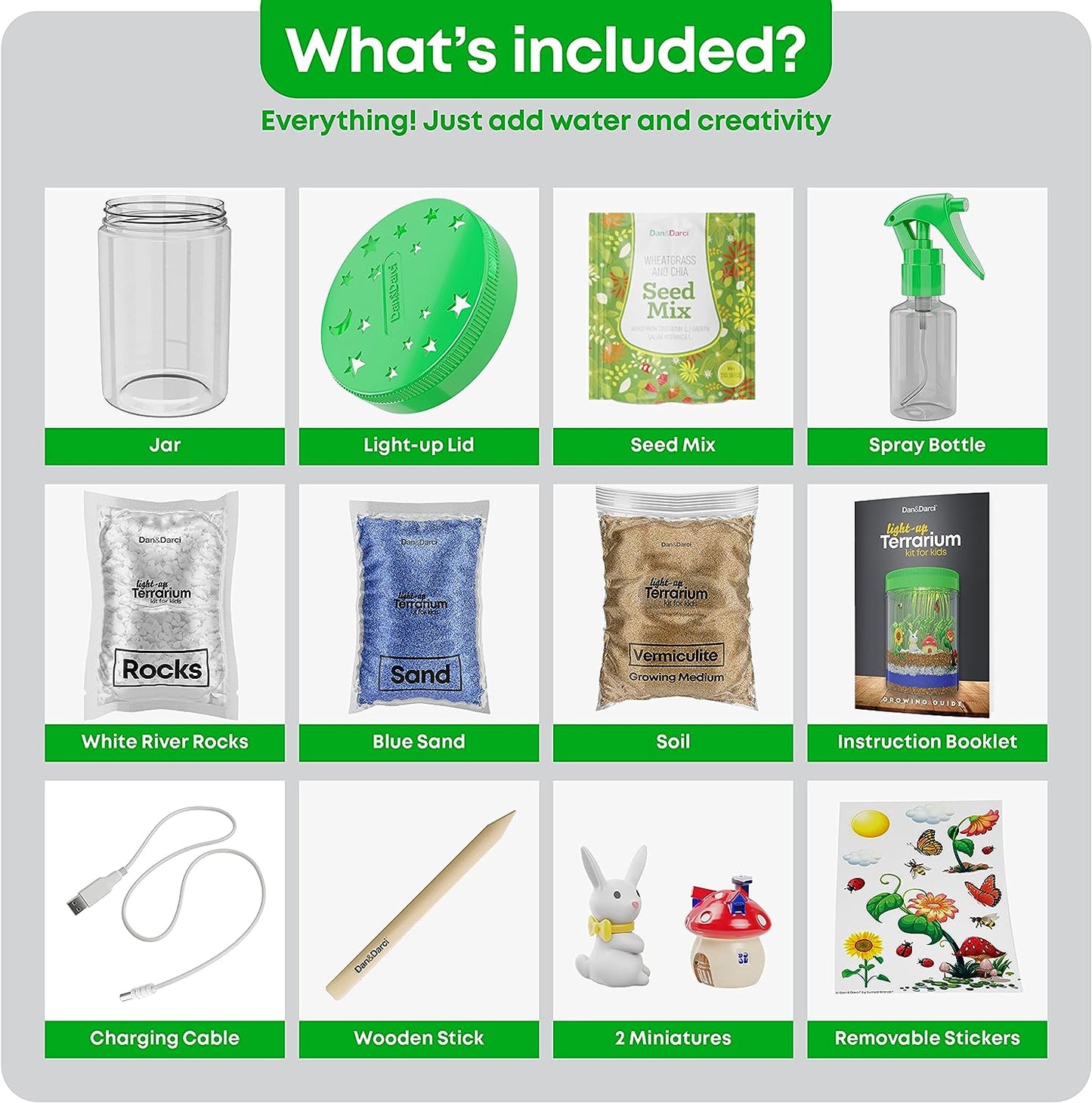 Kids Light-up Terrarium Kit