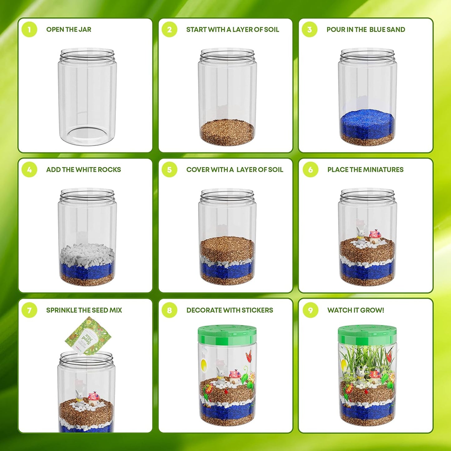 Kids Light-up Terrarium Kit