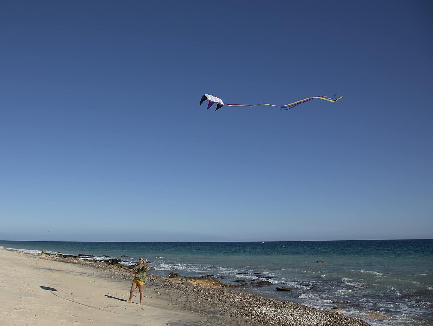 In the Breeze Rainbow Stripes 5.0 Parafoil Kite