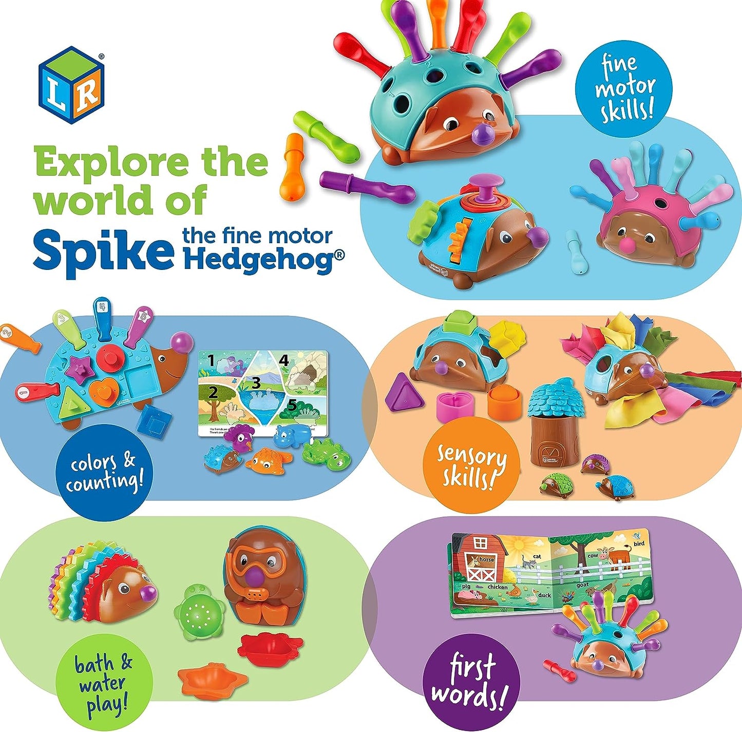 Spike The Fine Motor Hedgehog