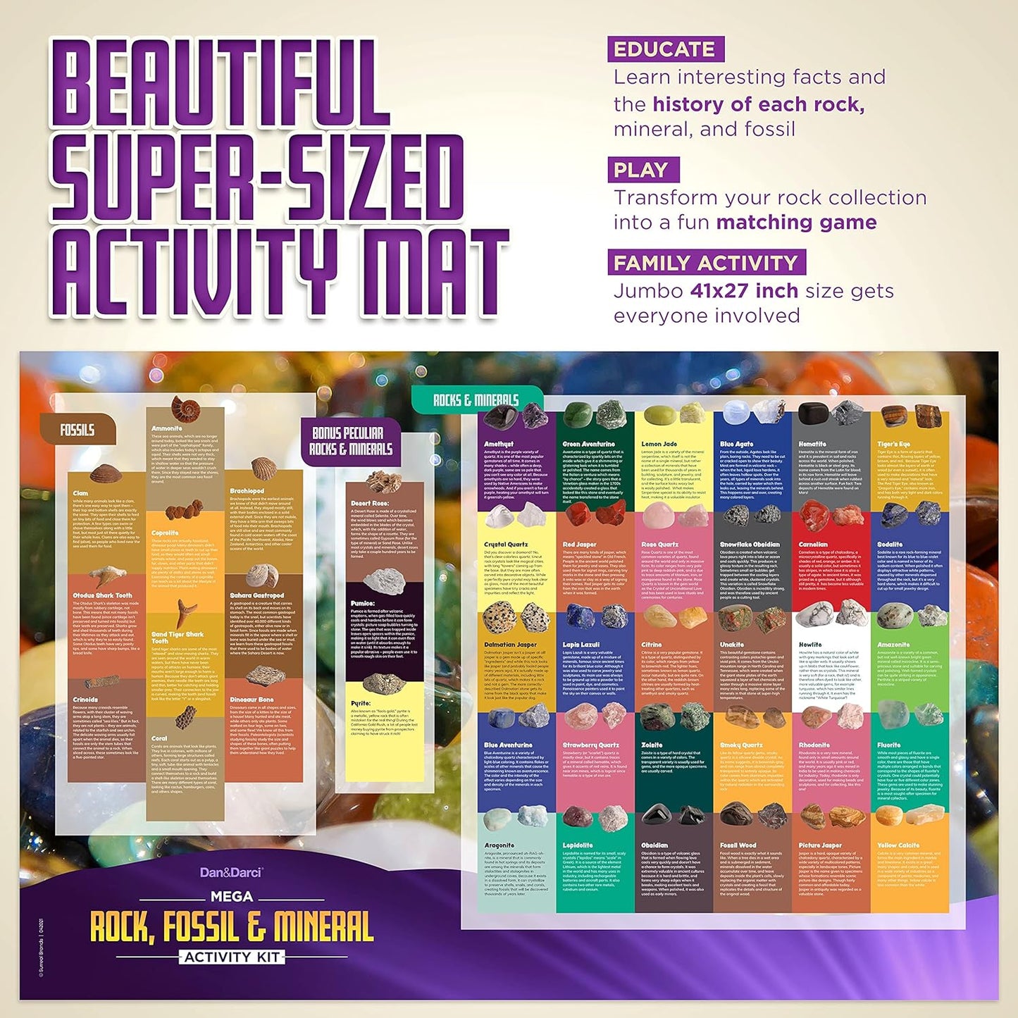 MEGA Rock, Fossil and Mineral Activity Kit