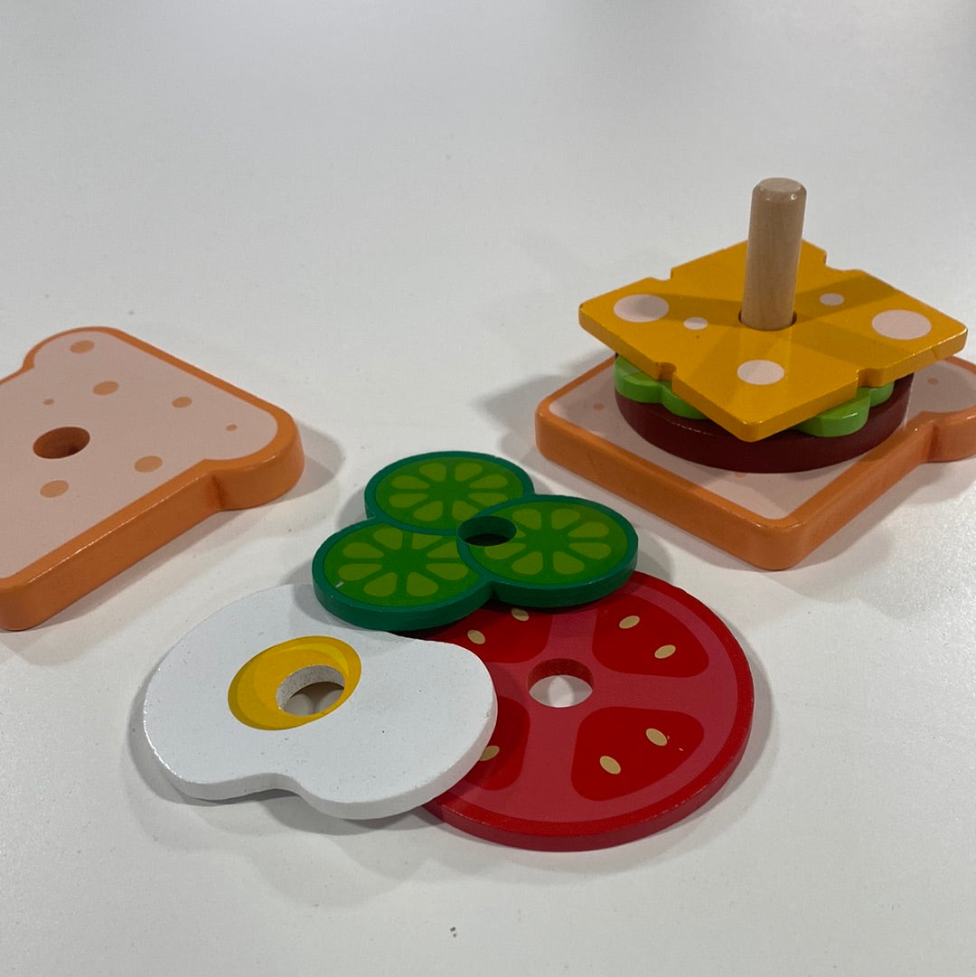 Wooden Stacking Sandwich