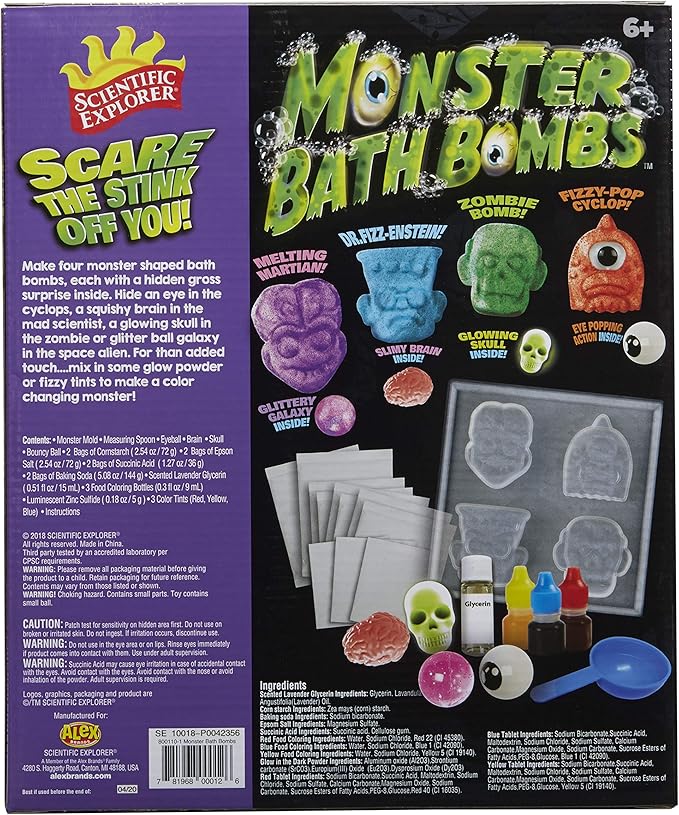 Scientific Explorer: Monster Bath Bombs