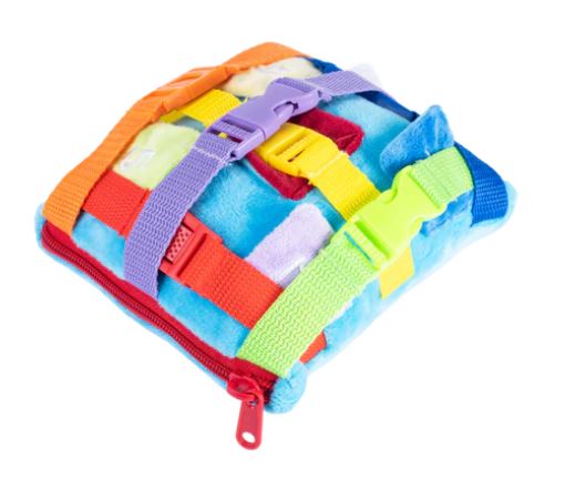 Sensory Plush Buckle Pillow - Little Chubby One