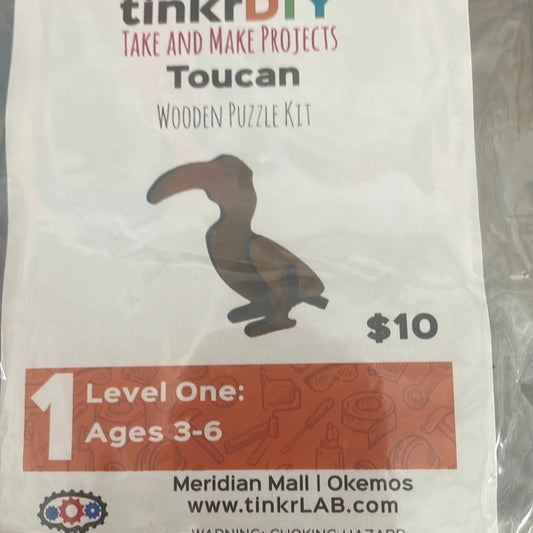 tinkrDIY: Toucan Wood Puzzle