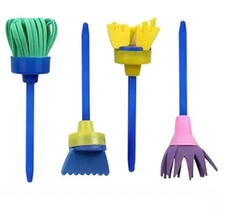 Texture Paint Brushes for Kids and Toddlers - 4pack