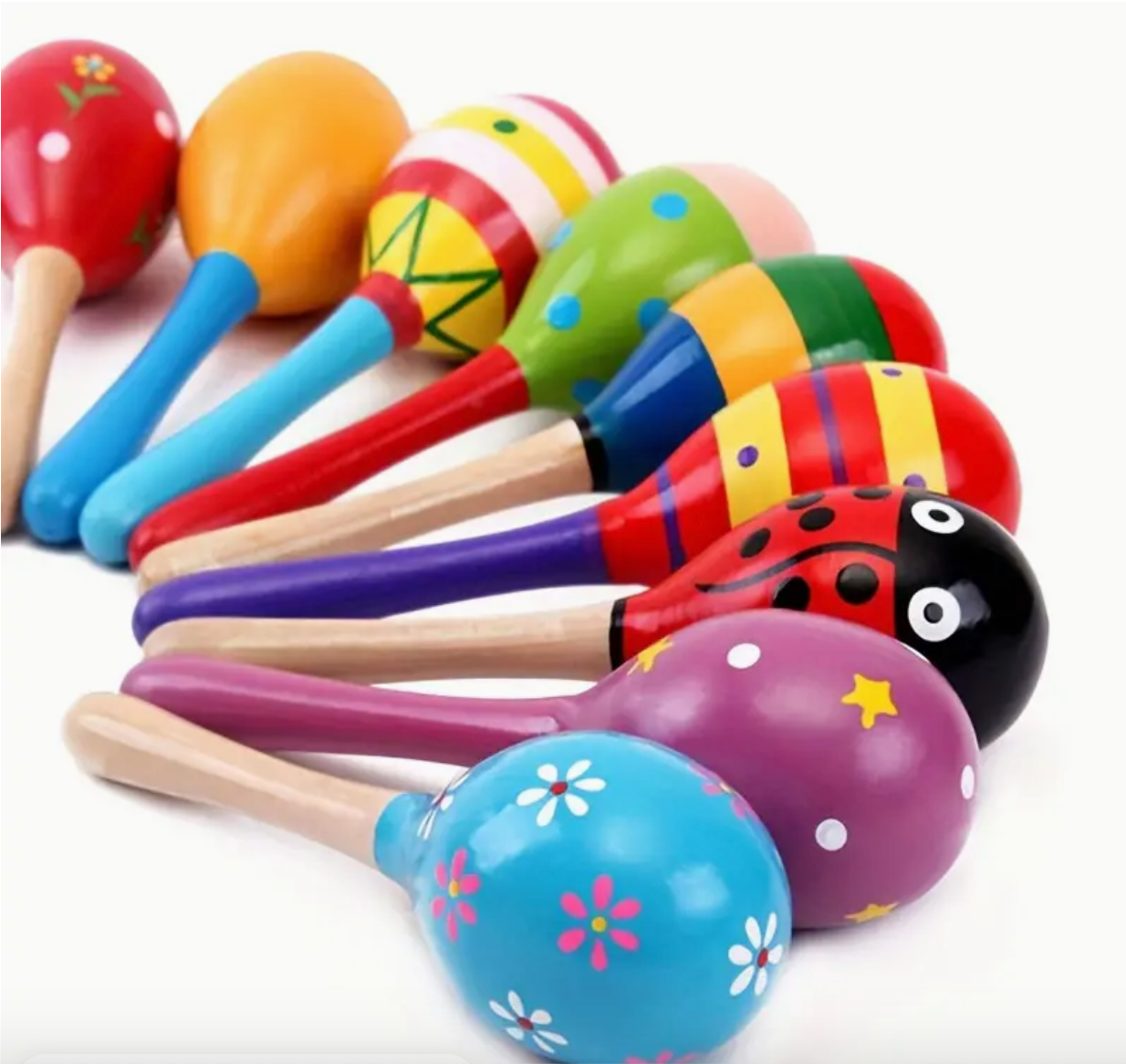 Mini Wood Maracas