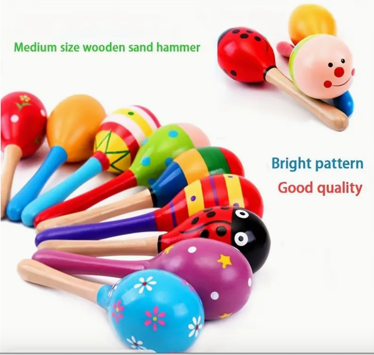 Mini Wood Maracas