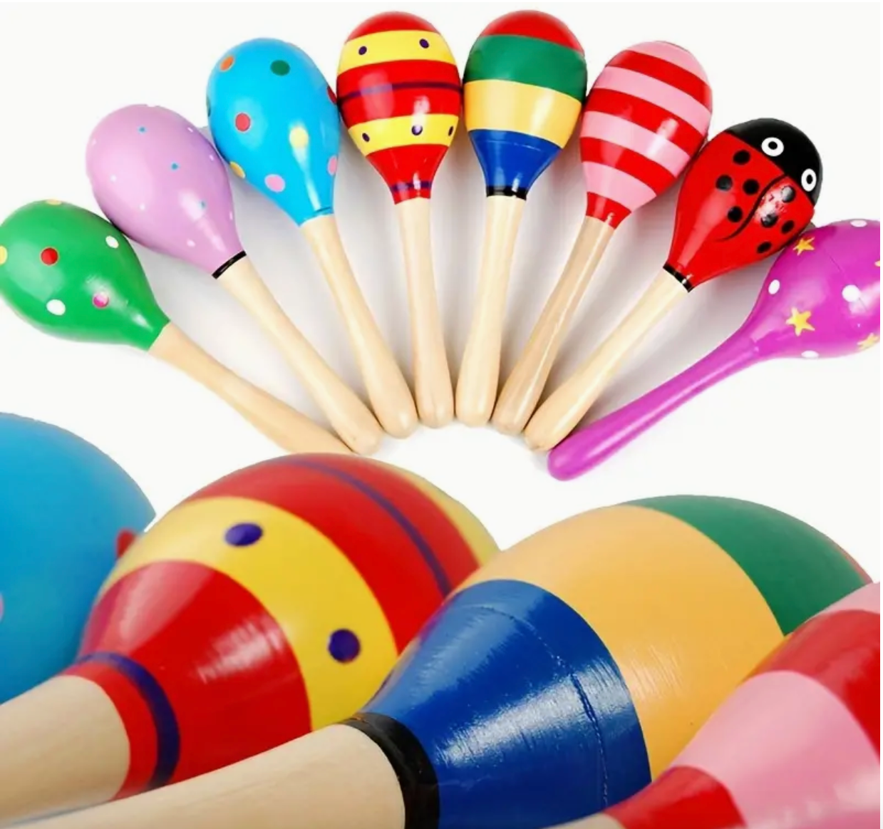 Mini Wood Maracas