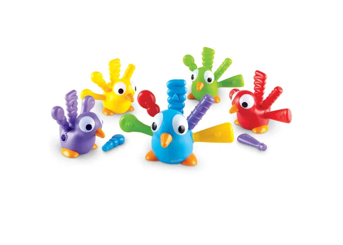 Fine Motor Peacock Pals