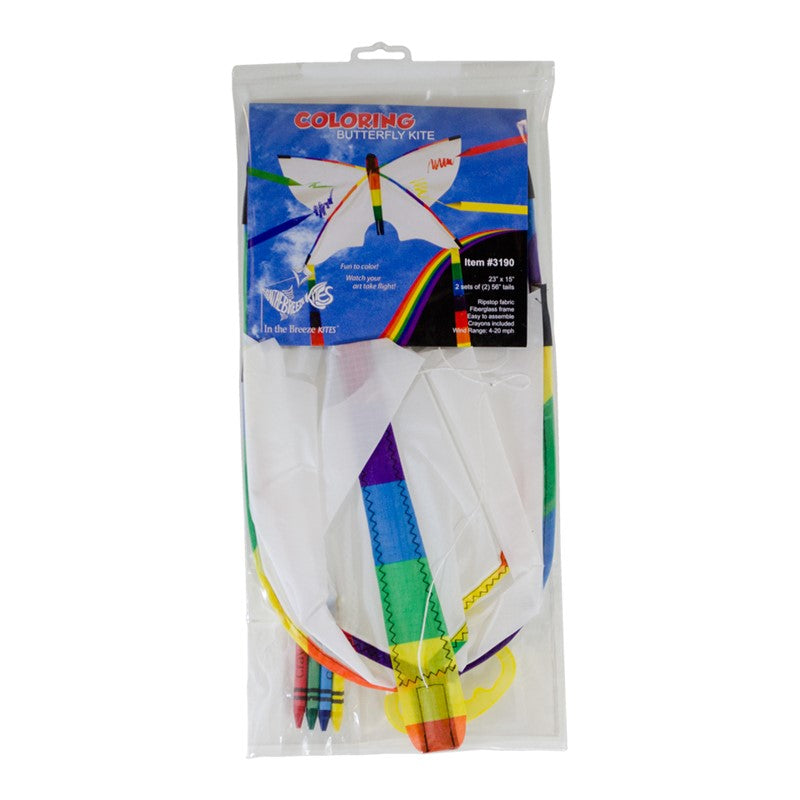 Coloring Butterfly Kite