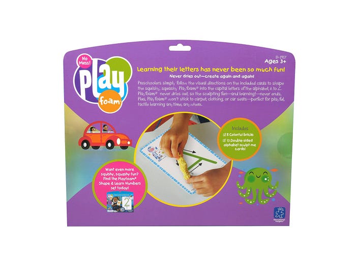 PLAY Foam - Shape & Learn Alphabet Set - tinkrLAB