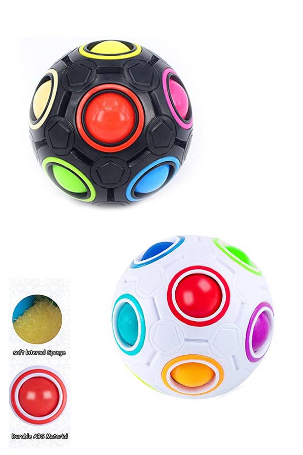 Rainbow Magic Puzzle Fidget Cube Ball Toy - tinkrLAB