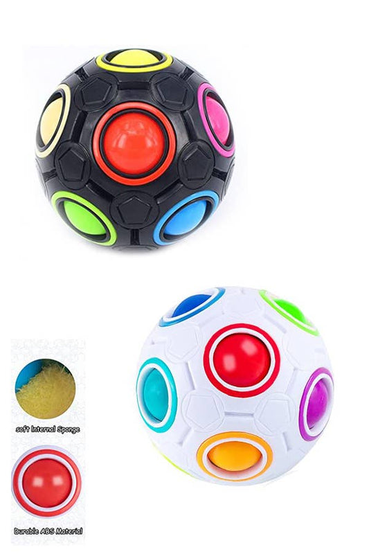 Rainbow Magic Puzzle Fidget Cube Ball Toy - tinkrLAB