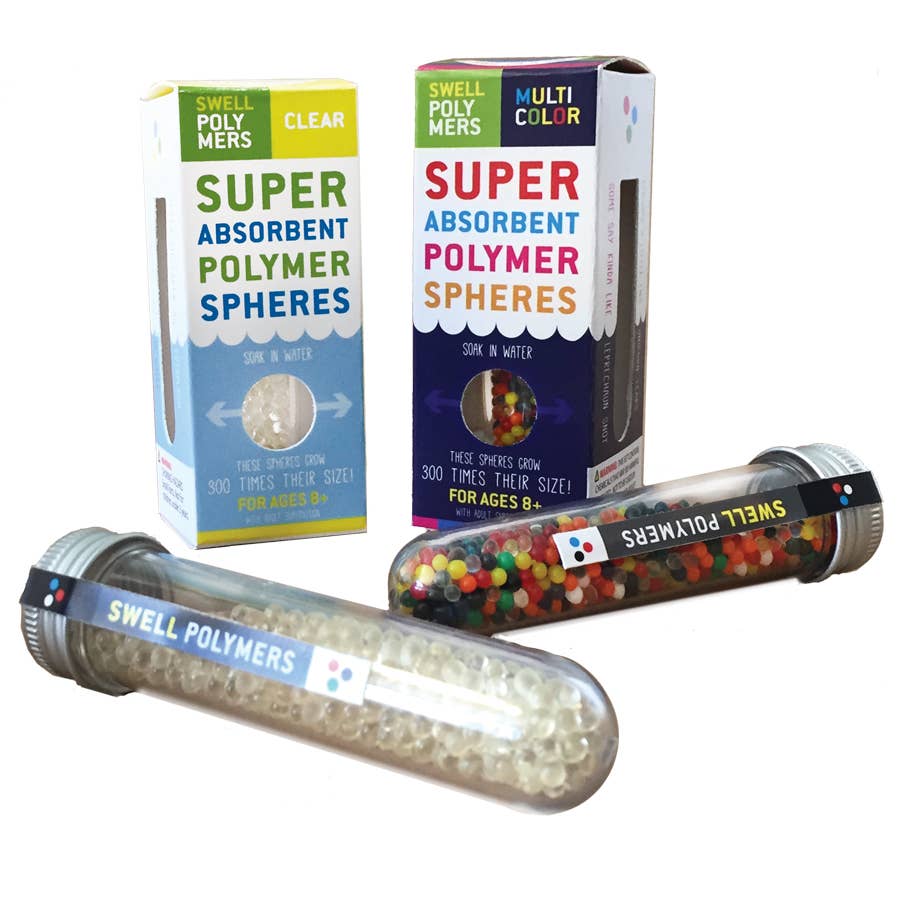 SWELL POLYMER MULTI-COLORED SPHERES - tinkrLAB