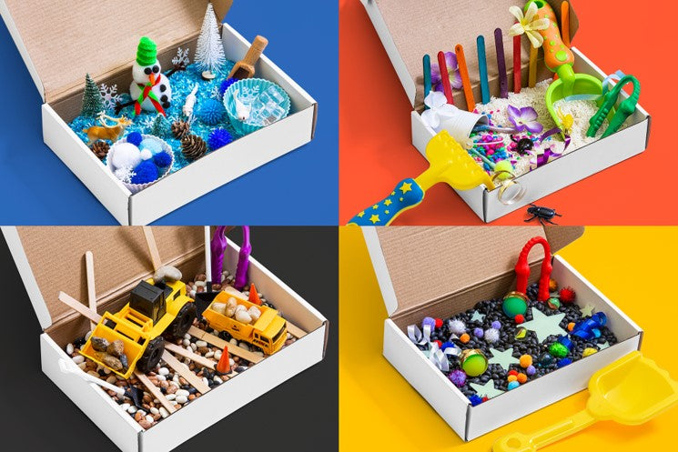 tinkrDIY: Sensory Box - Unicorn and Rainbows - tinkrLAB