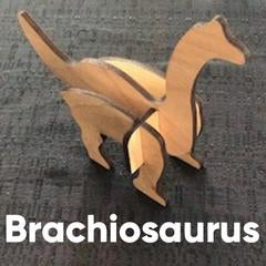 tinkrDIY: Brachiosaurus Wooden Puzzle - tinkrLAB