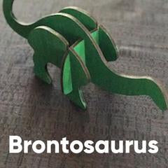tinkrDIY: Brontosaurus Wooden Puzzle - tinkrLAB
