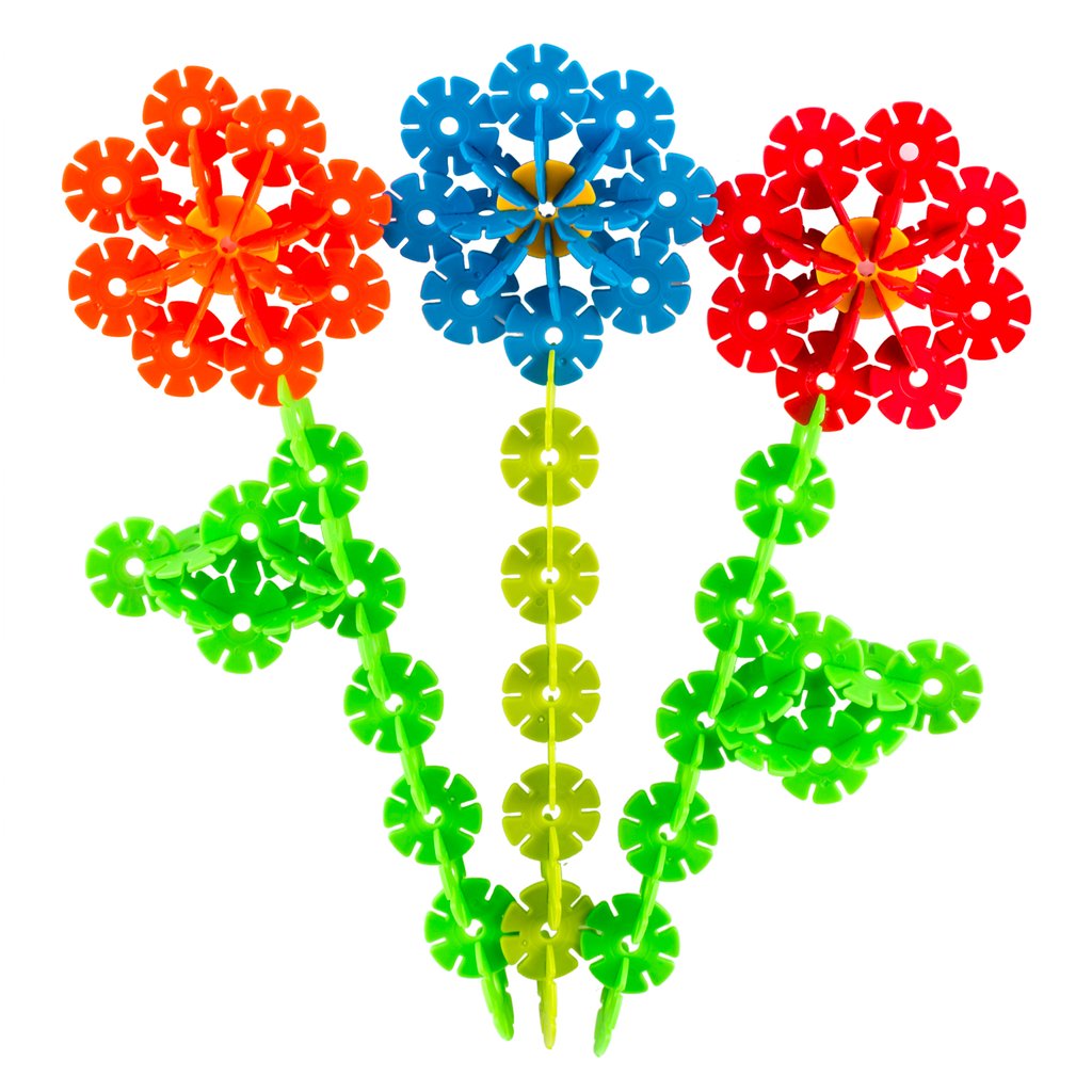Creative Flakes 600 Pcs Interlocking Plastic Disc - tinkrLAB