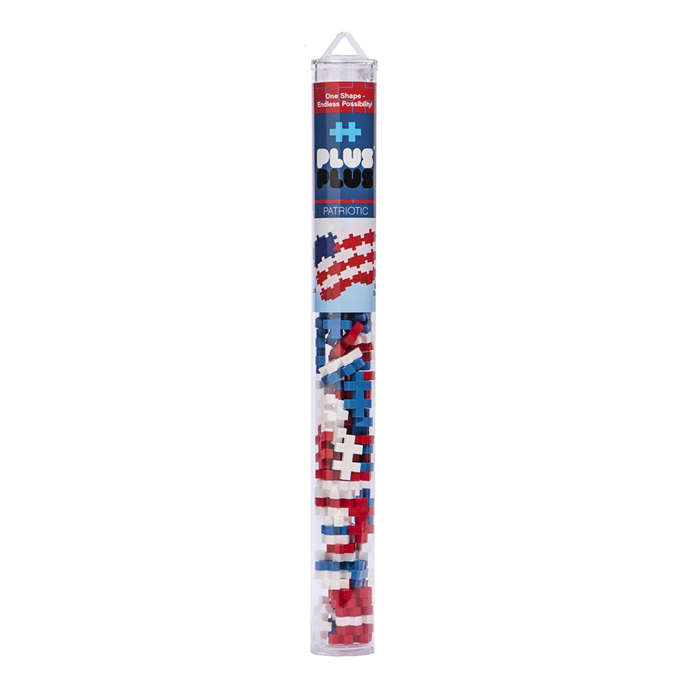 Plus Plus Tube - Patriotic - tinkrLAB