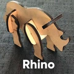 tinkrDIY: Rhino Wooden Puzzle - tinkrLAB