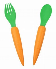 Daydreamer: Carrot Spoon and Fork Set