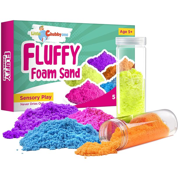 Fluffy Foam Sand - Sensory Play - tinkrLAB