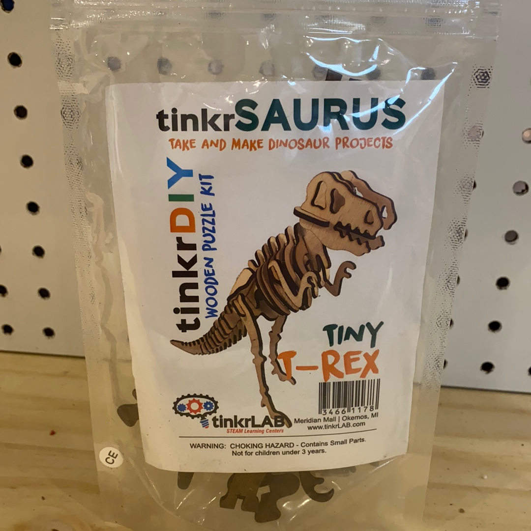 tinkrDIY: tinkrSAURUS Tiny T-Rex - tinkrLAB