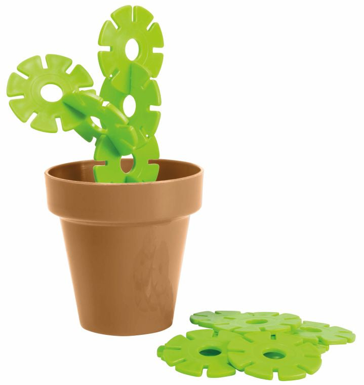 HI THERE! SUCCULENT SCULPTURE PUZZLE IN A POT, DESK TOY - tinkrLAB