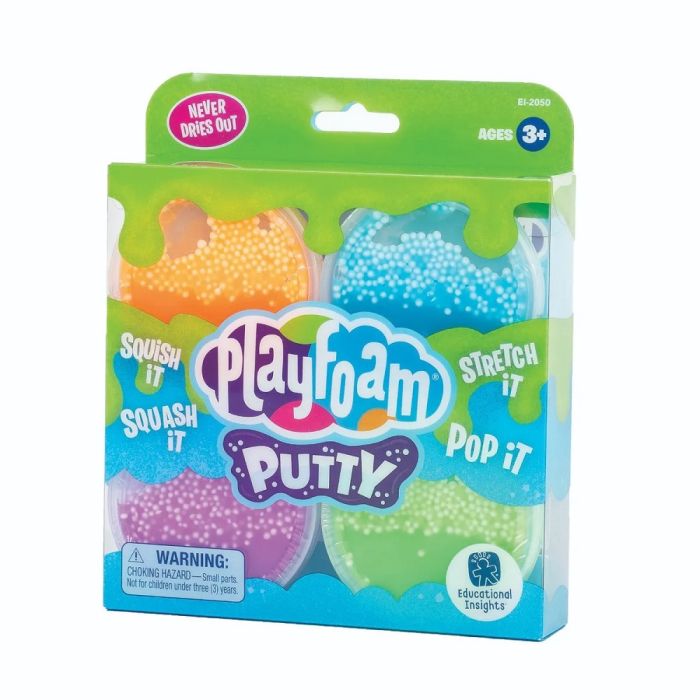 Play Foam Putty Pack of 4 - Learning Resources - tinkrLAB