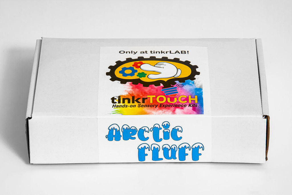 tinkrDIY: Sensory Box - Arctic Fluff - tinkrLAB