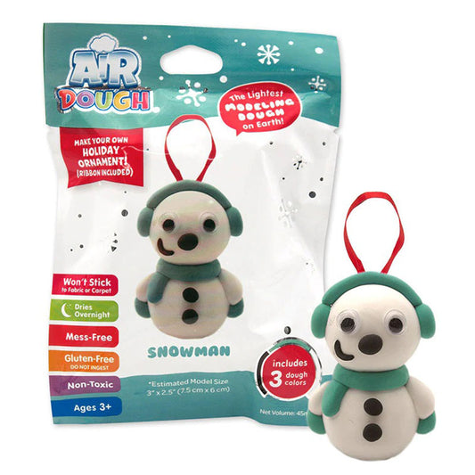 Air Dough: Snowman Ornament