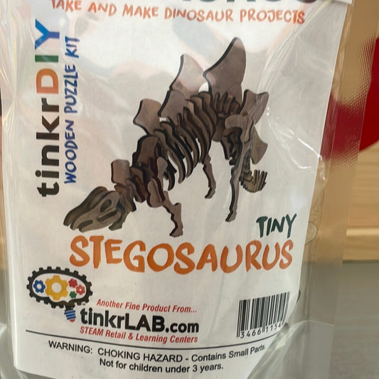 tinkrDIY: tinkrSAURUS - Tiny Stegosaurus