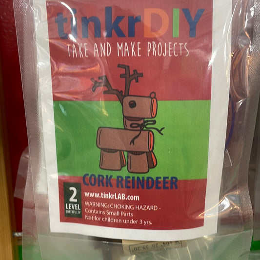 TinkrDIY: Cork Reindeer