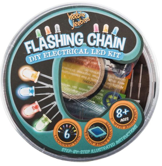 Flashing Chain DIY Electrical LED Kit – tinkrLAB