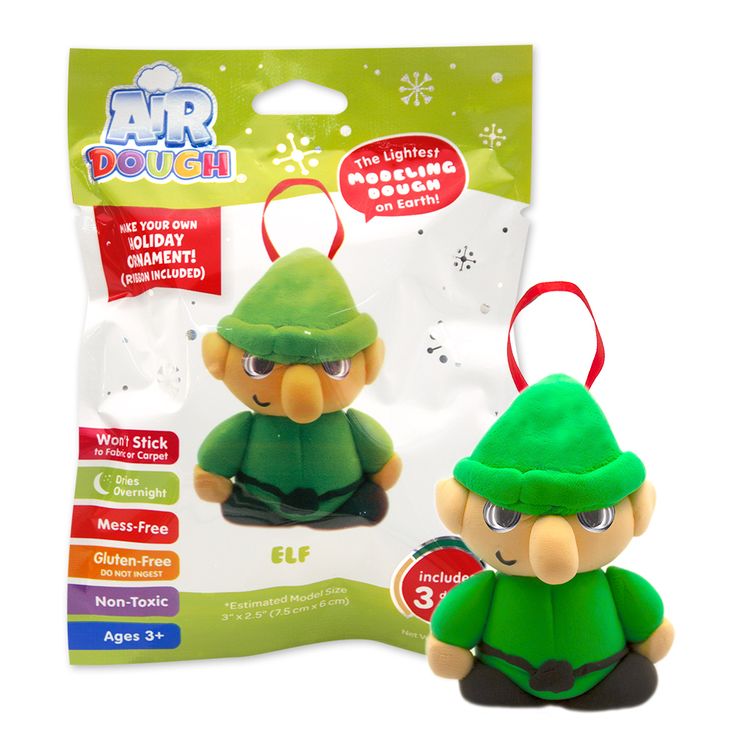 Air Dough: Elf Ornament