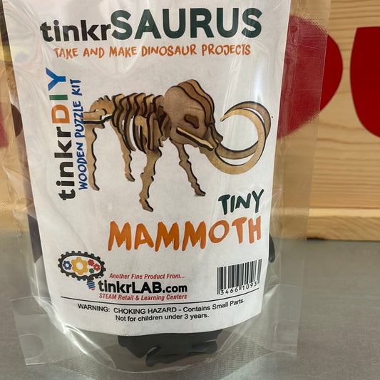 tinkrDIY: tinkrSAURUS - Tiny Mammoth
