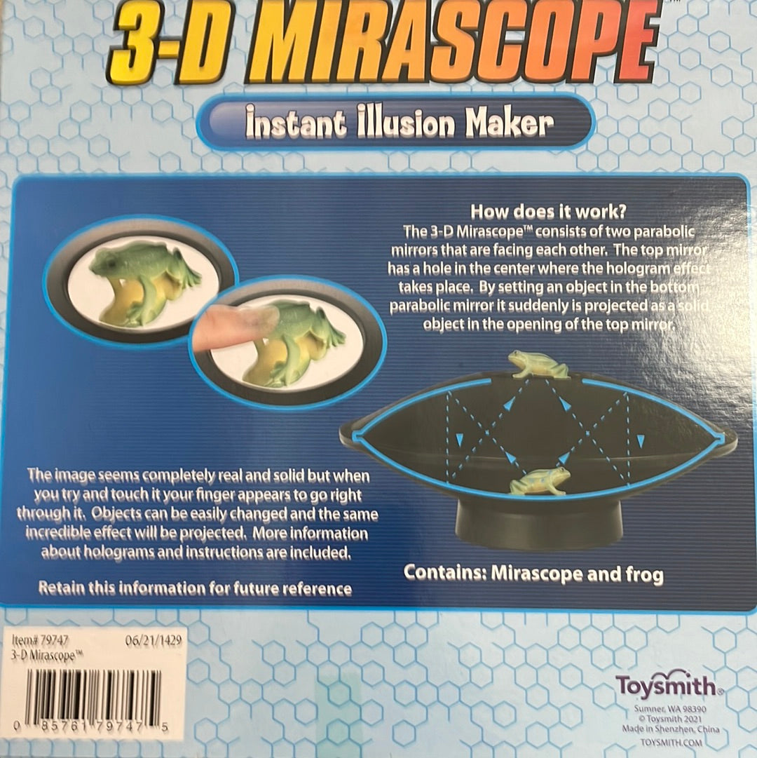 3-D Mirascope Instant Illusion Maker